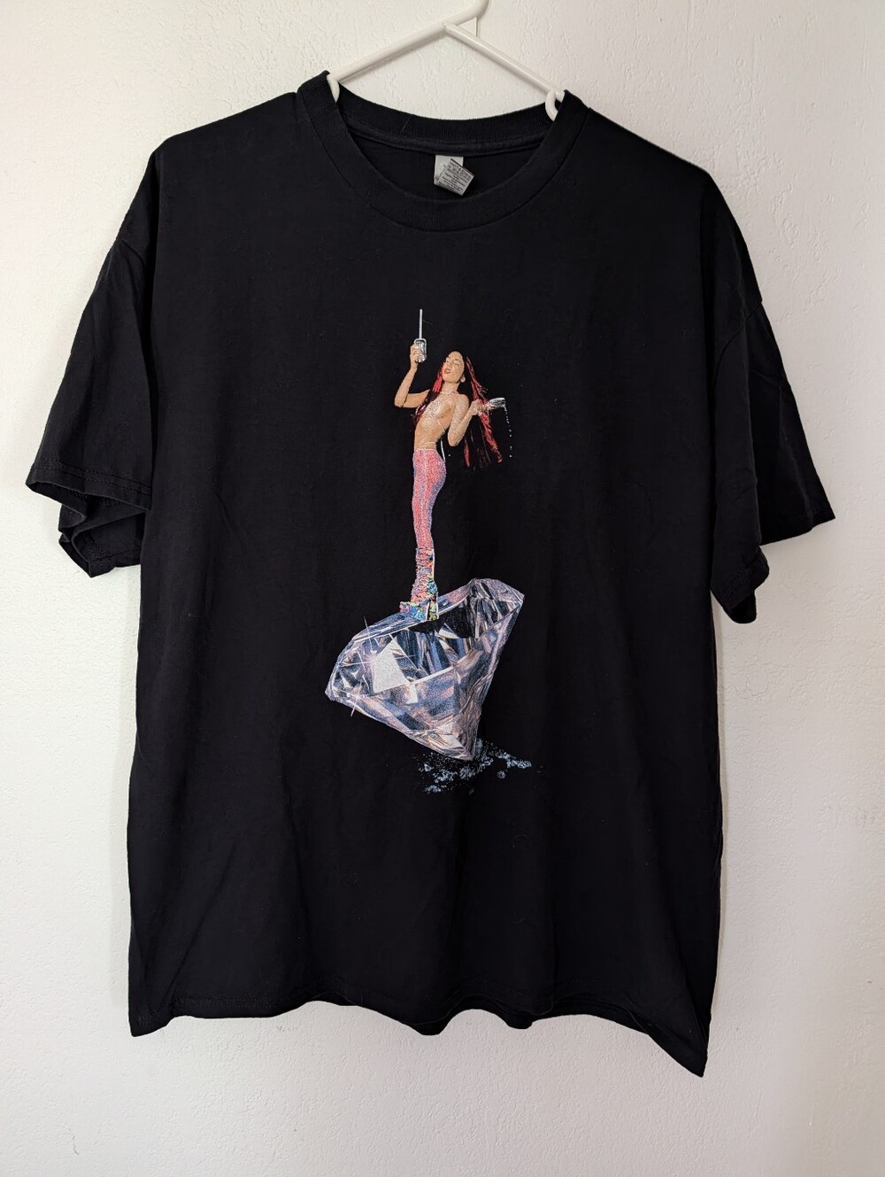 Ava Max Tour T Shirt Diamonds & Dancefloors XL Black Pre Owned